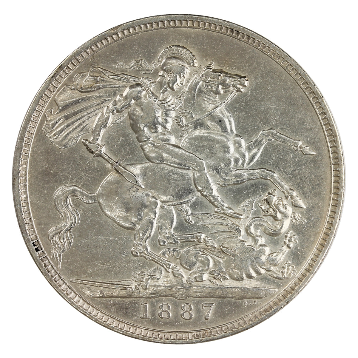 Great Britain 1887 Crown VF-EF (VF30) $