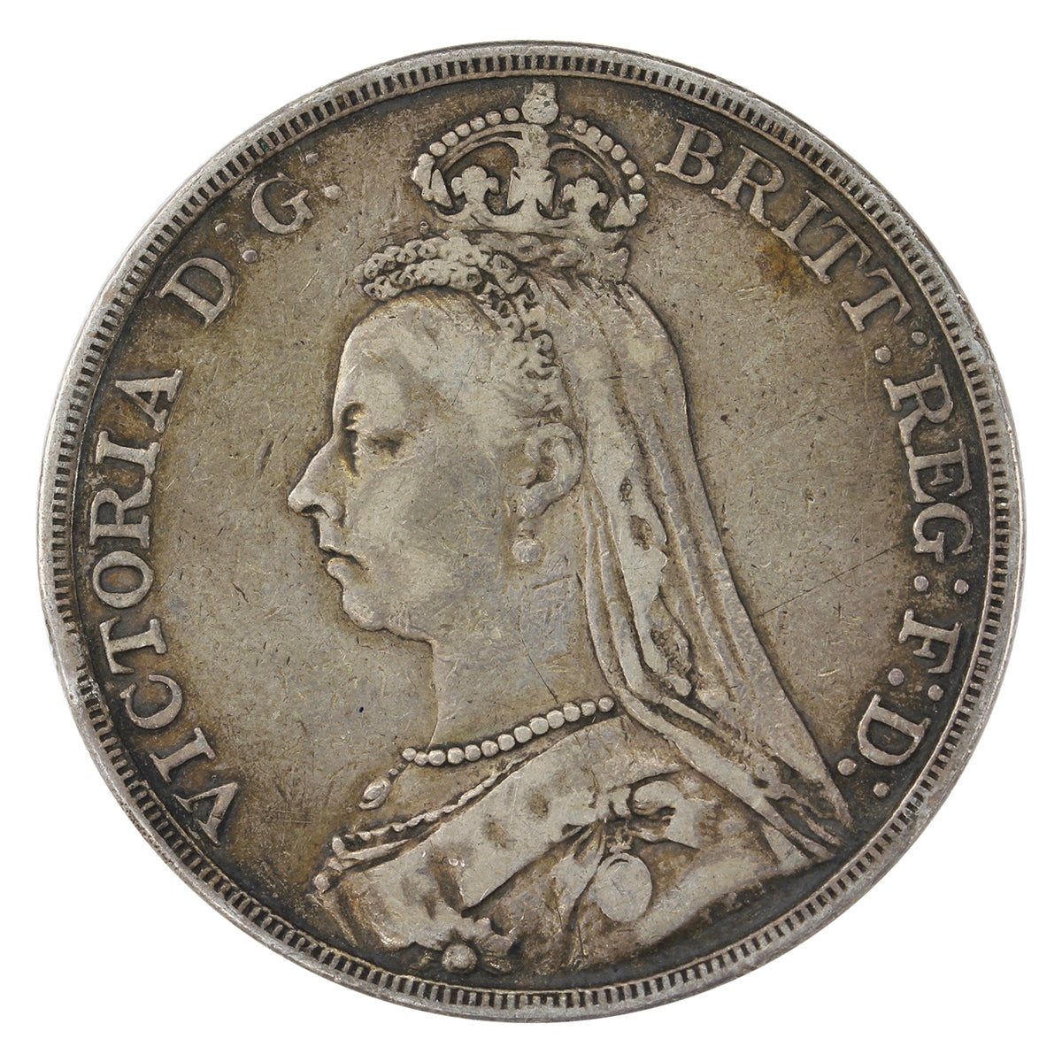 Great Britain 1889 Crown Very Fine (VF20) $