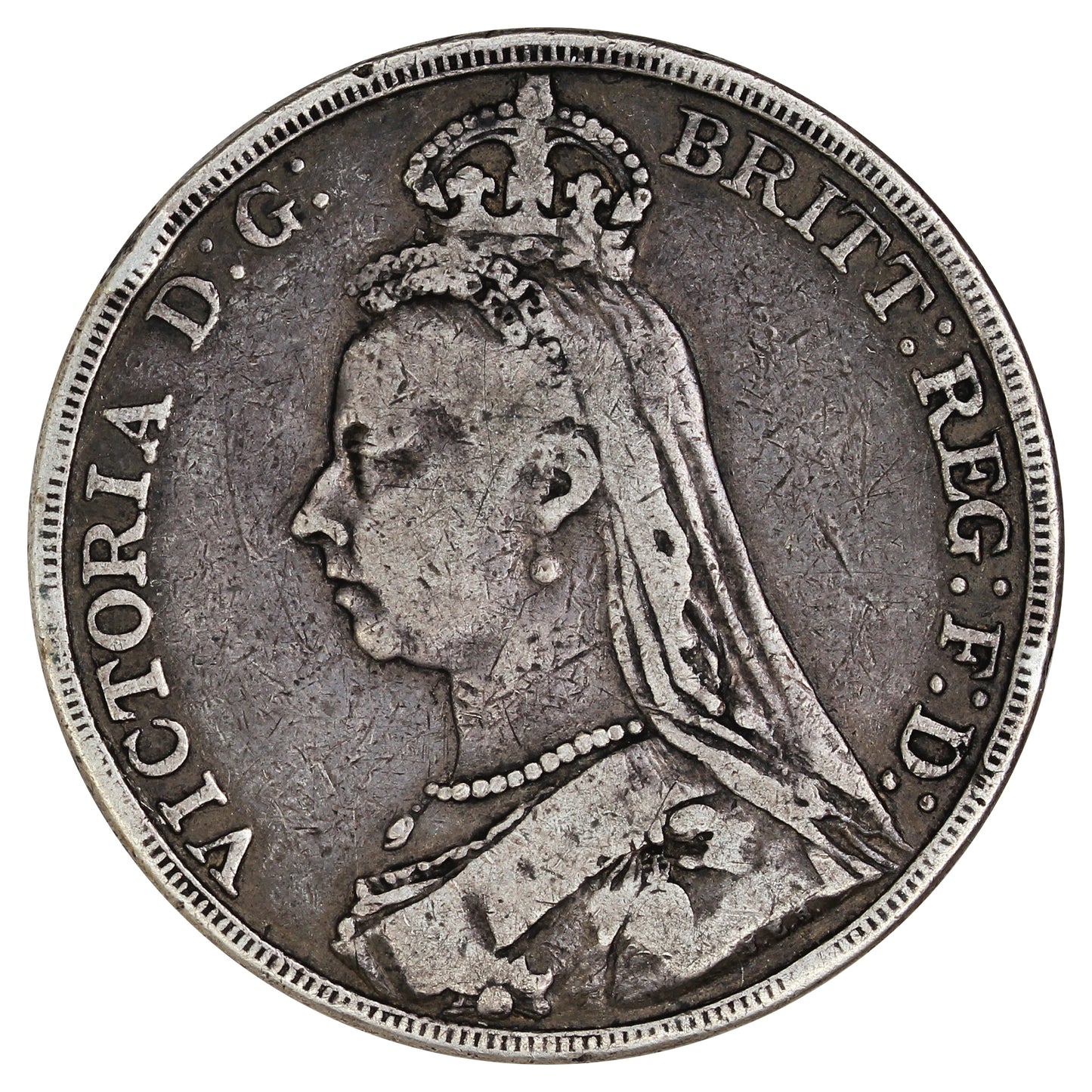 Great Britain 1899 Crown F-VF (F15) $