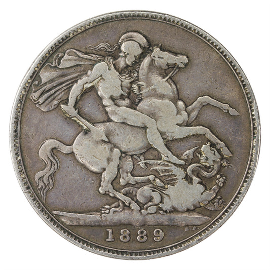Great Britain 1889 Crown Fine (F12) $ (L)