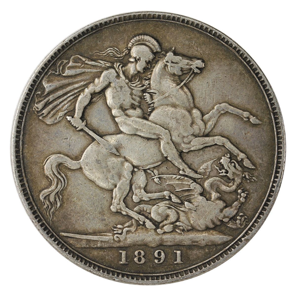 Great Britain 1891 Crown Very Fine (VF20) $