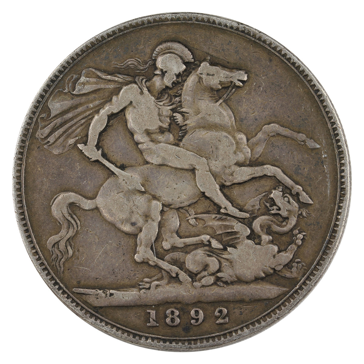 Great Britain 1892 Crown F-VF (F15) $