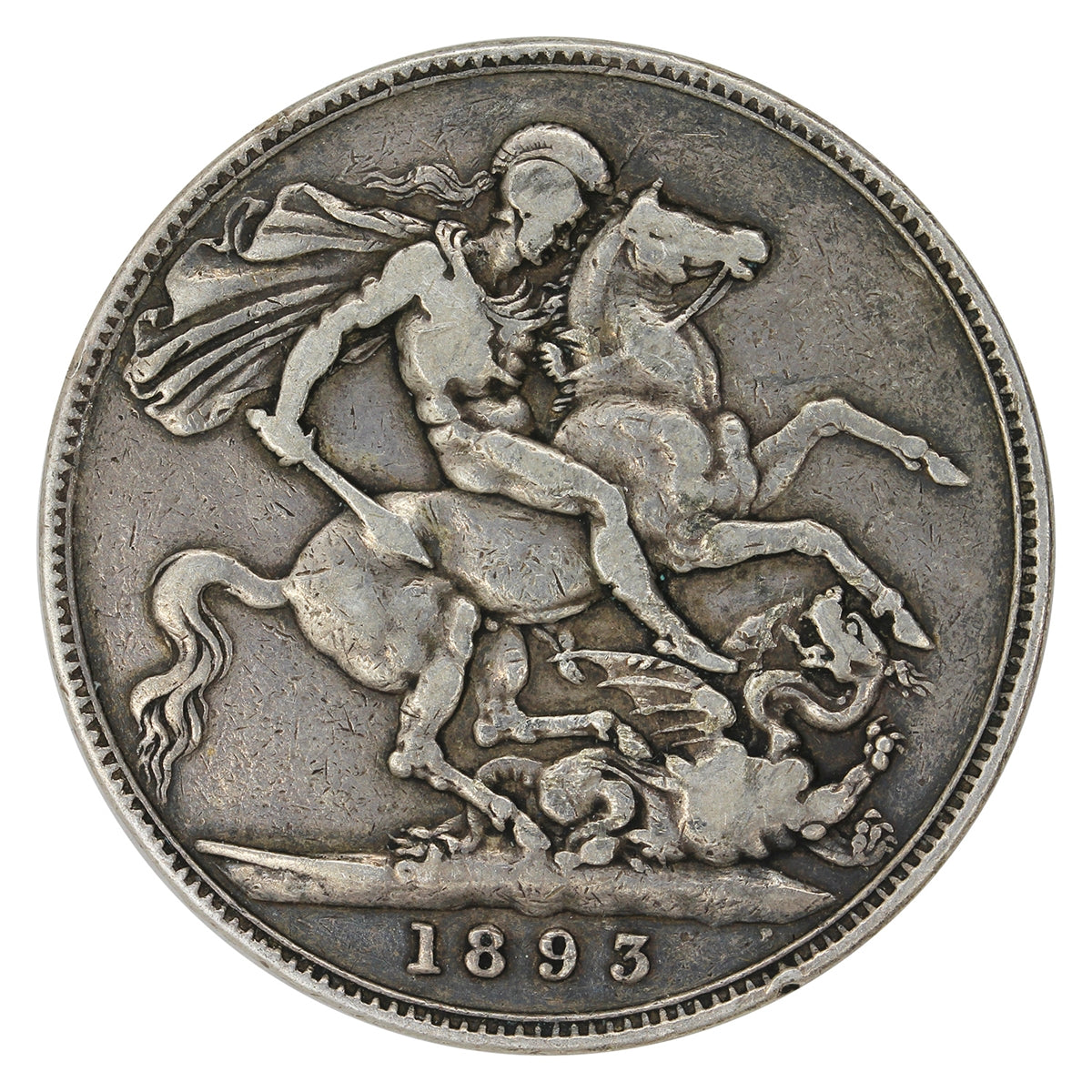Great Britain 1893 LVI Crown F-VF (F15) $