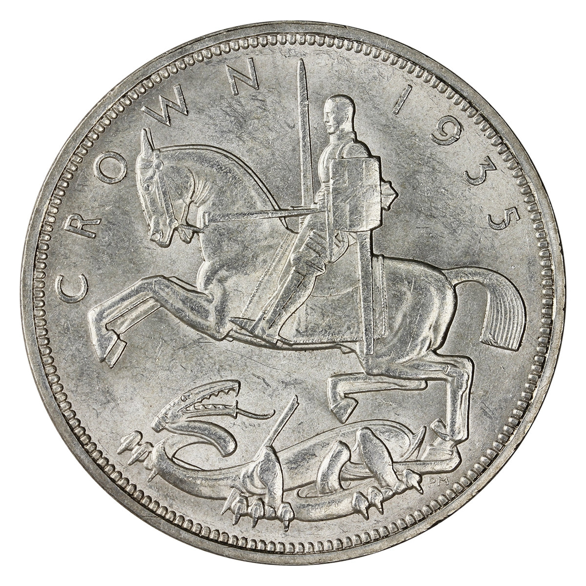 Great Britain 1935 Crown AU-UNC (AU55) $