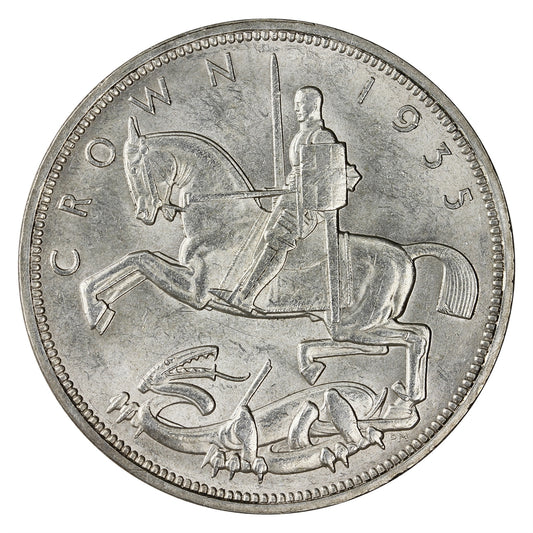 Great Britain 1935 Crown AU-UNC (AU55) $
