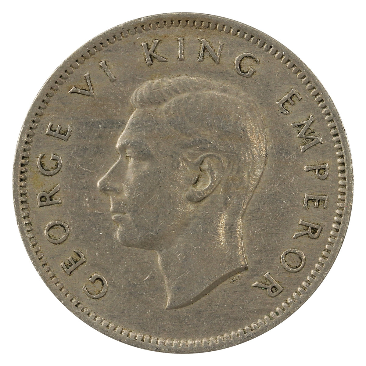 New Zealand 1947 Shilling Extra Fine (EF-40)