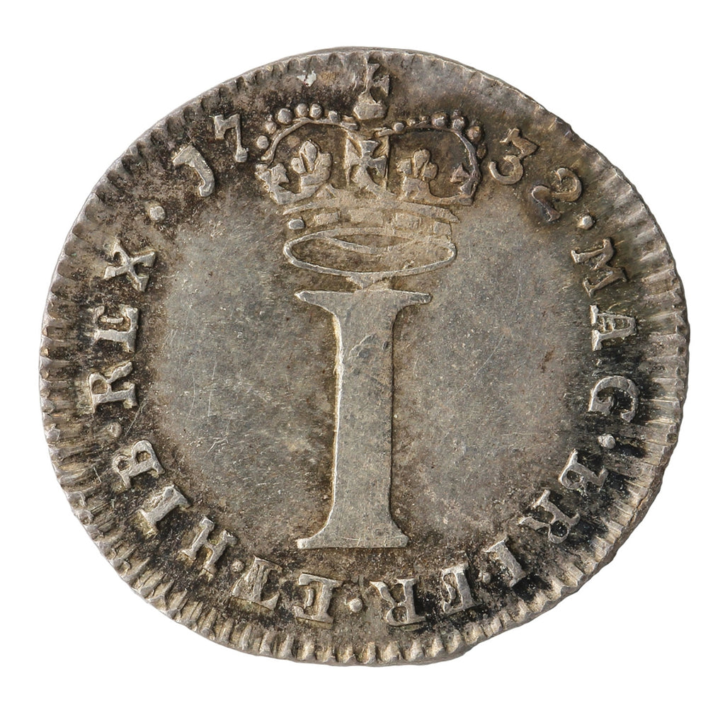 Great Britain 1732 George II Silver Penny UNC+ (MS62) $