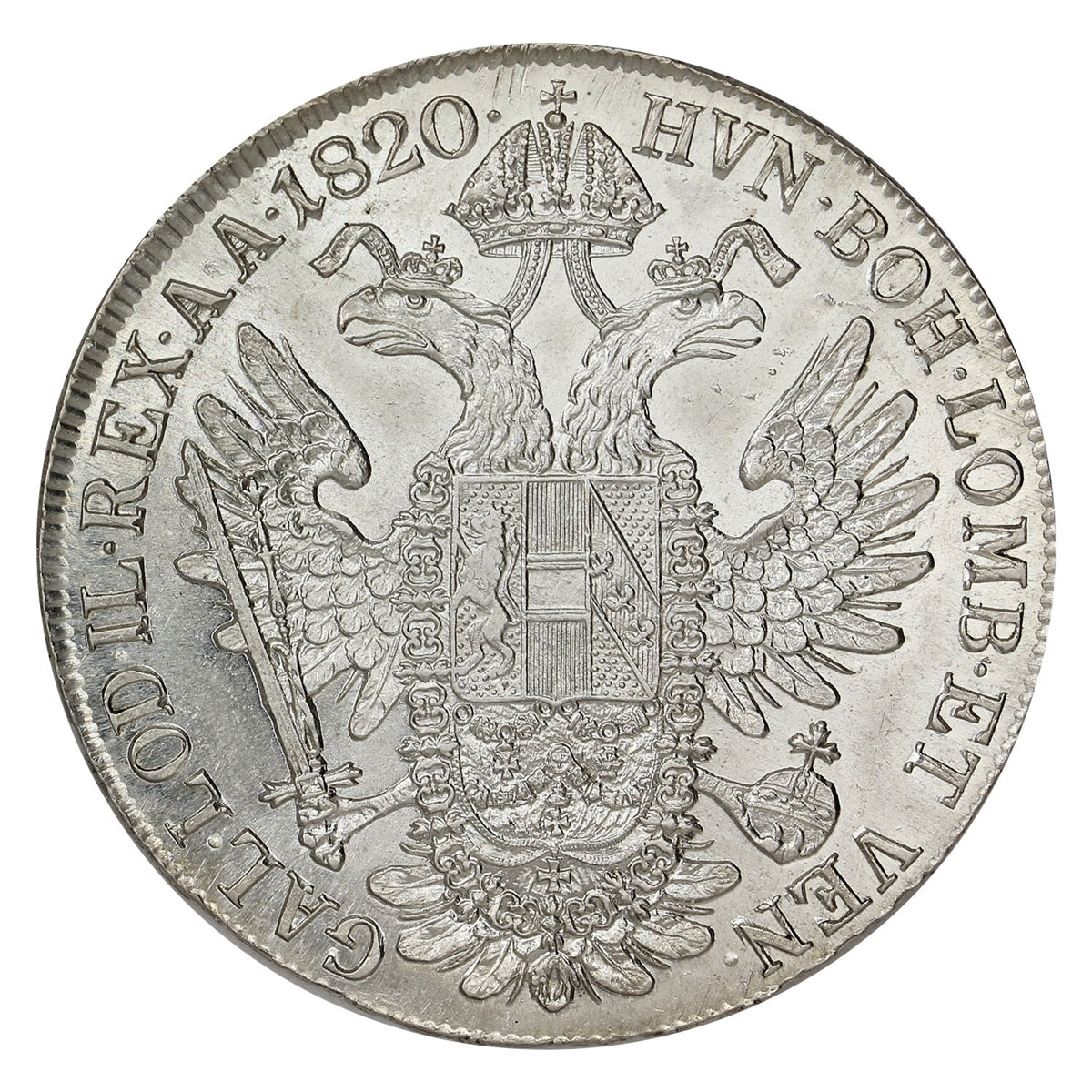 Austria 1820A Thaler AU-UNC (AU55) $