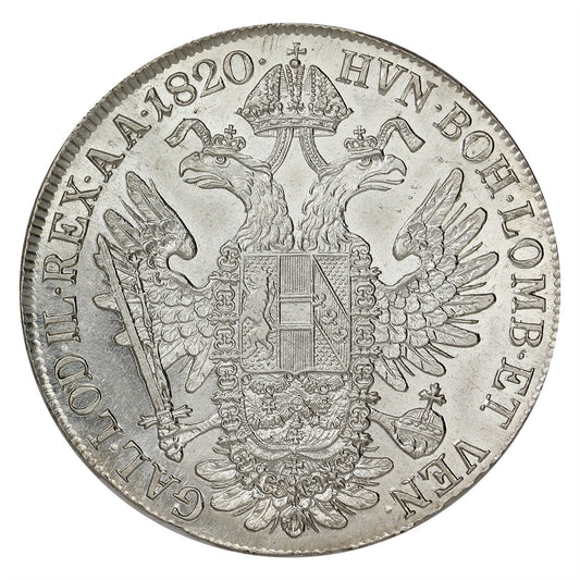 Austria 1820A Thaler AU-UNC (AU55) $