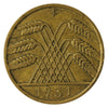 German Weimar Republic 1931F 10 Pfennig Extra Fine (EF40) $