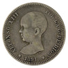 Spain 1891 Peseta VF-EF (VF30) $