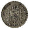 Spain 1891 Peseta VF-EF (VF30) $