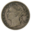 Straits Settlements 1873 10 Cents F-VF (F15) $