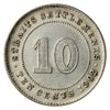 Straits Settlements 1902 10 Cents Extra Fine (EF40) $
