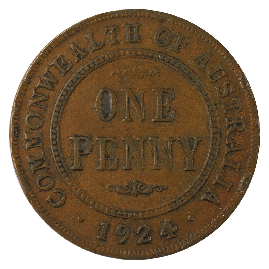Australia 1924 Penny Very Fine (VF20)
