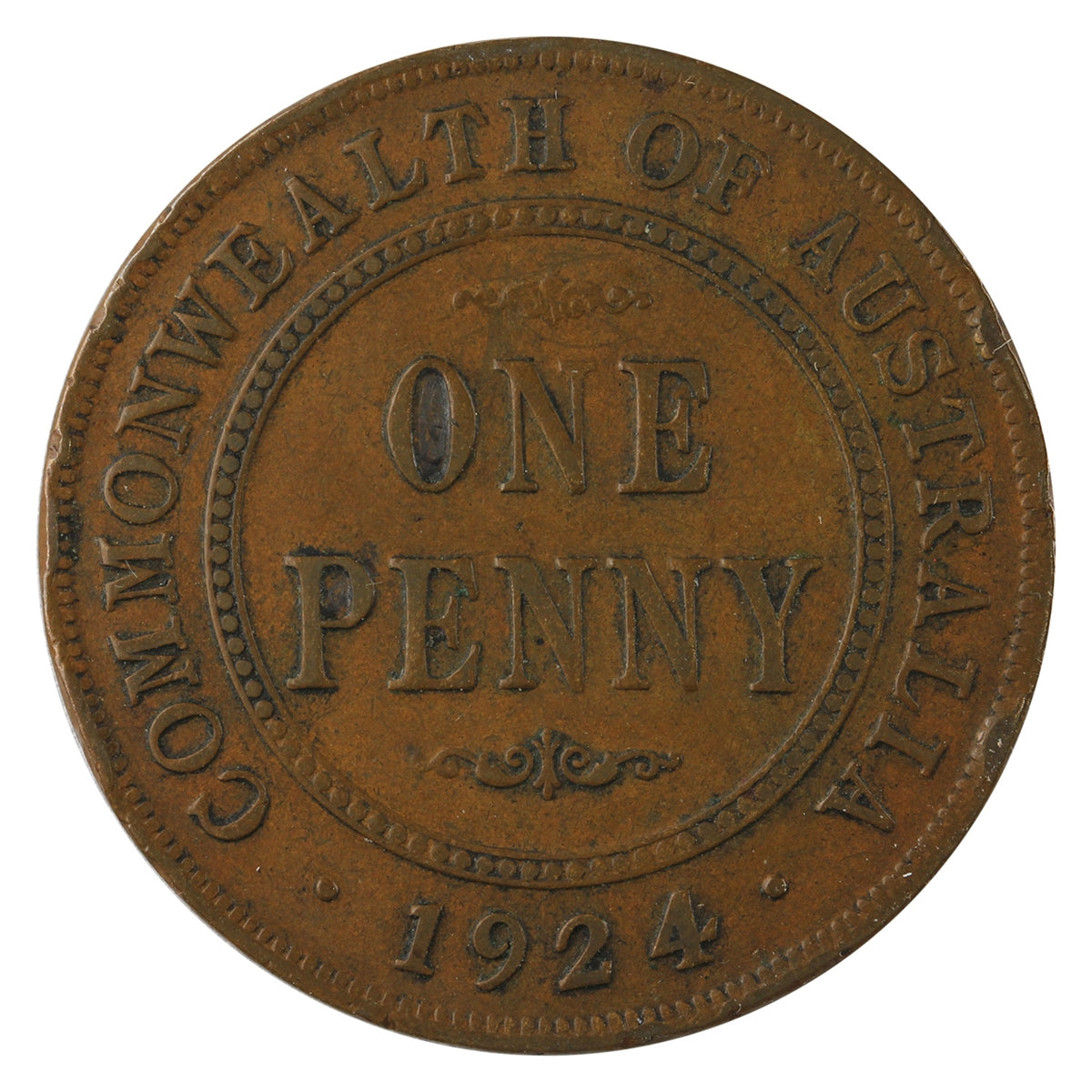 Australia 1924 Penny Very Fine (VF20)