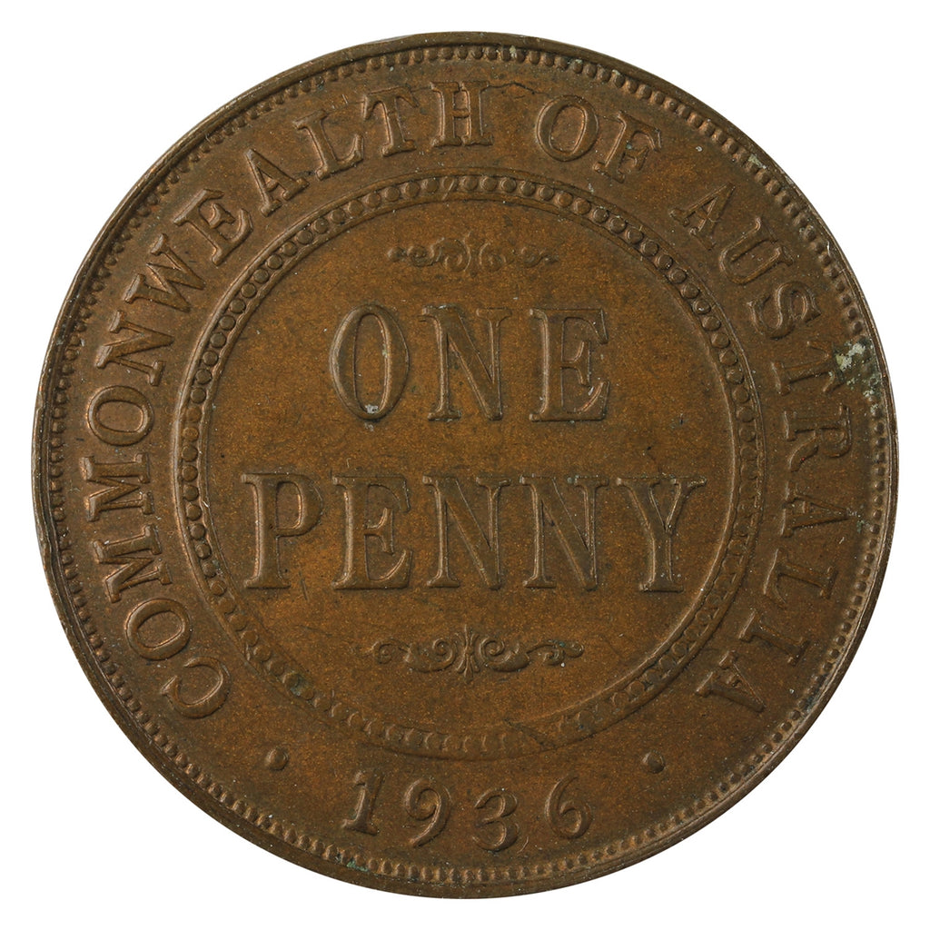 Australia 1936 Cent Extra Fine (EF40)