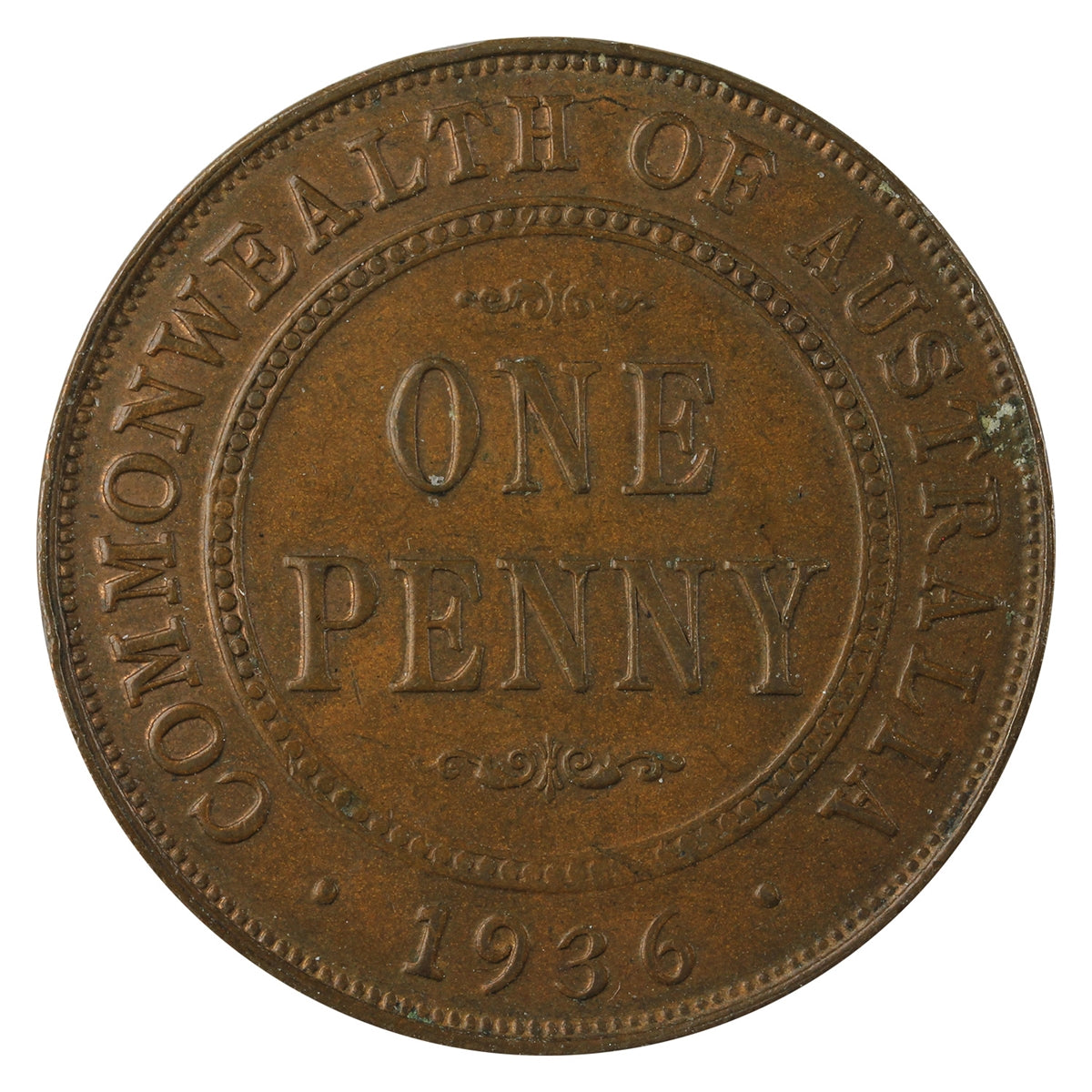 Australia 1936 Cent Extra Fine (EF40)