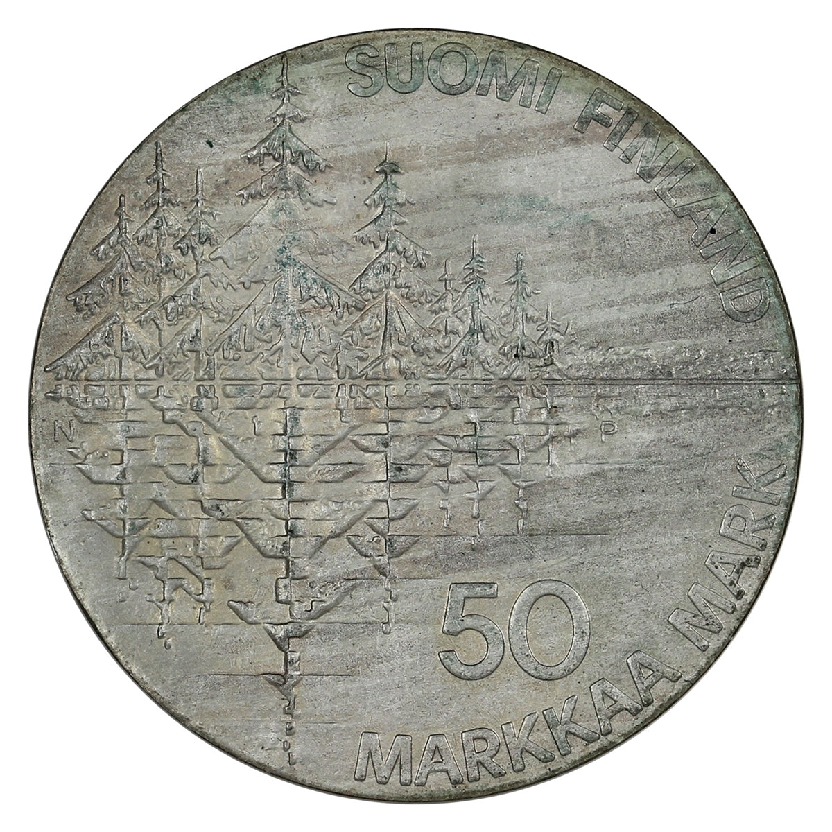Finland 1985 50 Markkan Uncirculated (MS60)