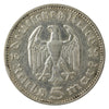 German Third Reich 1935J Hindenburg 5 Marks VF-EF (VF30)