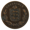 Guernsey 1914H 8 Doubles Extra Fine (EF40)