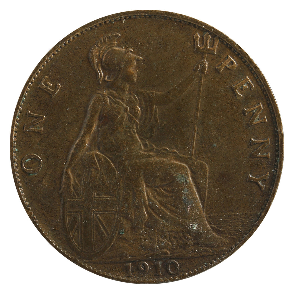 Great Britain 1910 Penny VF-EF (VF30)