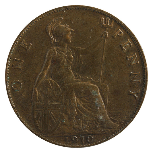 Great Britain 1910 Penny VF-EF (VF30)