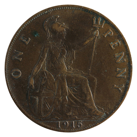 Great Britain 1915 Penny VF-EF (VF30)
