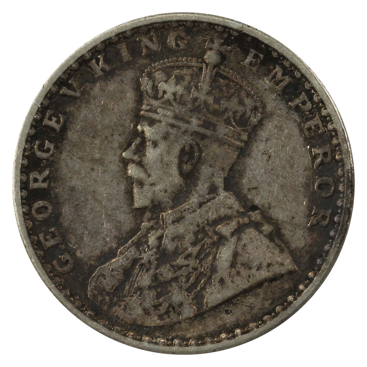 India 1917 2 Annas Very Fine (VF20)
