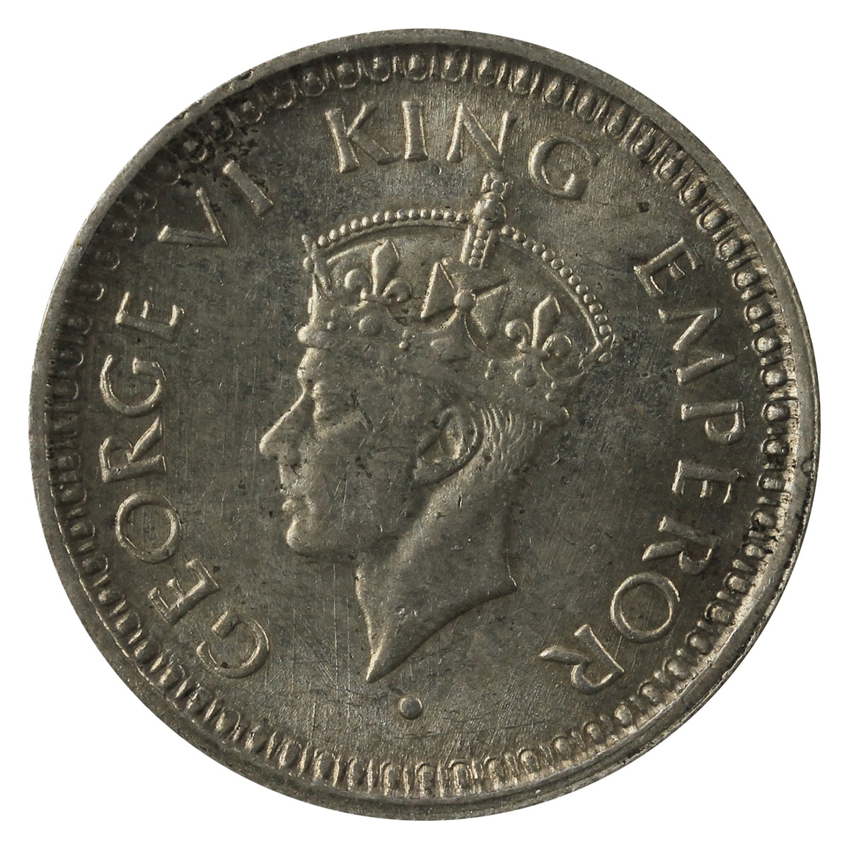 India 1945 1/4 Rupee Uncirculated (MS60)