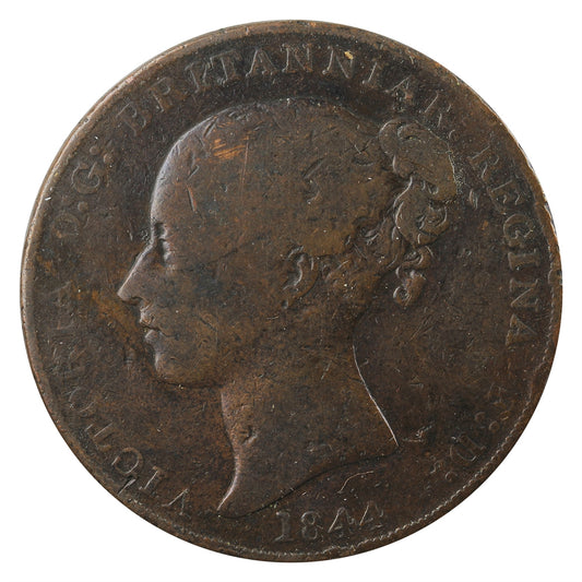 Jersey 1844 1/13 Shilling Fine (F12)