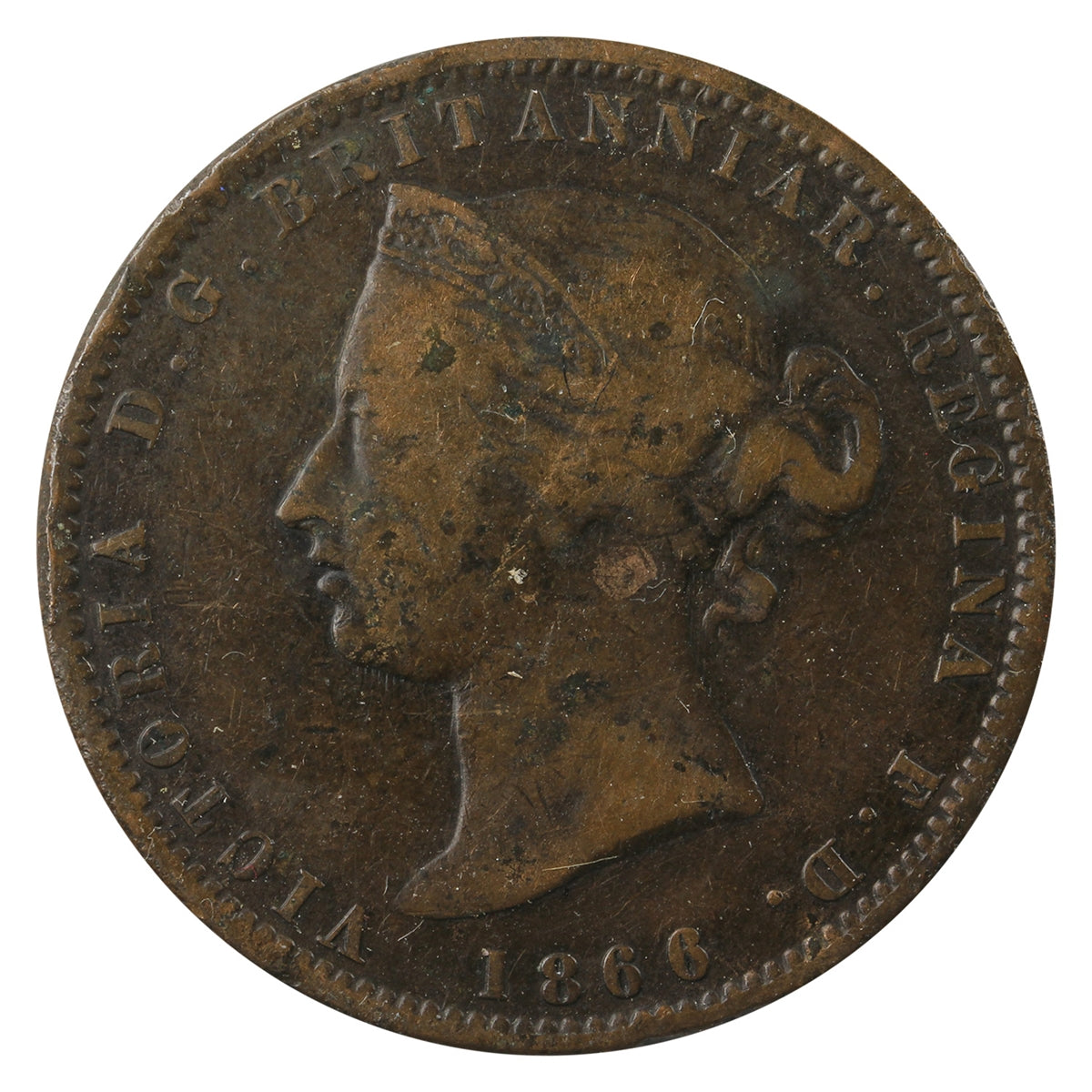 Jersey 1866 1/13 Shilling F-VF (F15)