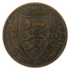 Jersey 1877H 1/12 Shilling VF-EF (VF30)
