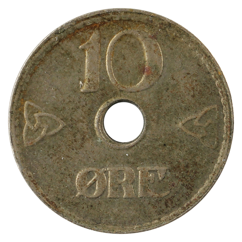 Norway 1925 10 Ore Extra Fine (EF-40)