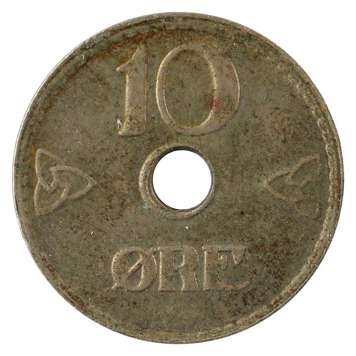 Norway 1925 10 Ore Extra Fine (EF-40)