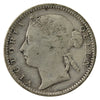 Straits Settlements 1886 10 cents Fine (F12)