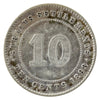 Straits Settlements 1893 10 Cents Very Fine (VF20)