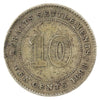 Straits Settlements 1893 10 Cents Fine (F12)