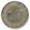 Straits Settlements 1902 10 Cents Fine (F12)