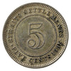 Straits Settlements 1935 10 Cents EF-AU (EF45)