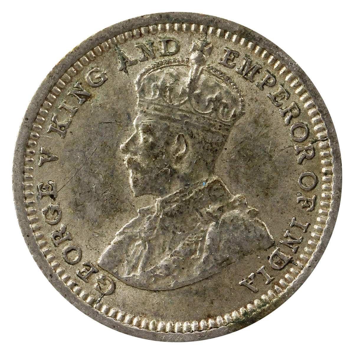 Straits Settlements 1935 10 Cents EF-AU (EF45)