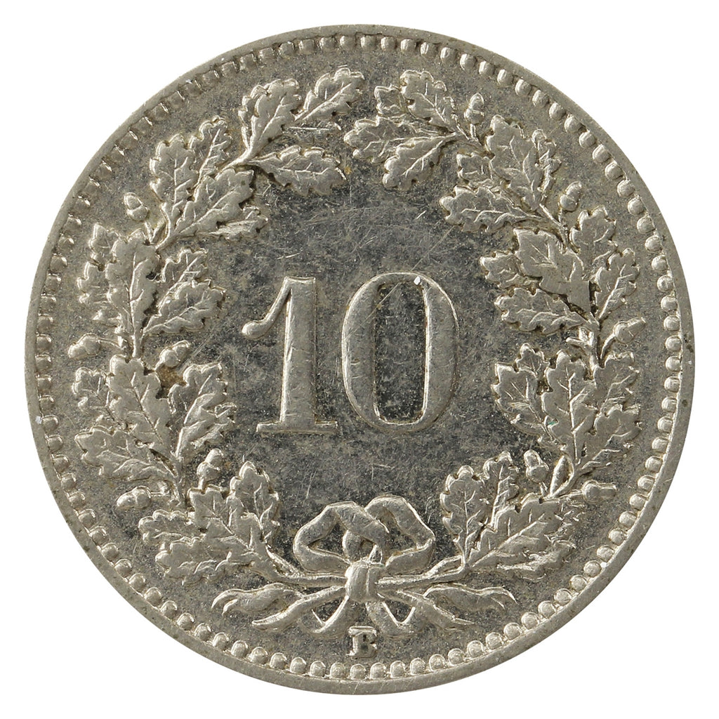 Switzerland 1939B 10 Rappen Extra Fine (EF40)