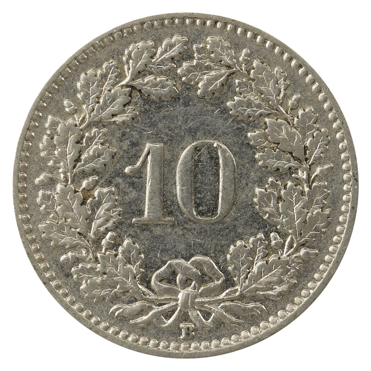 Switzerland 1939B 10 Rappen Extra Fine (EF40)