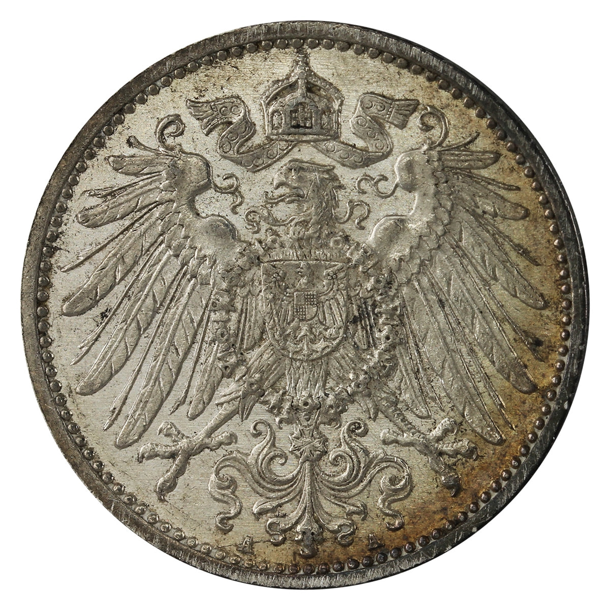 German Empire 1905A Mark Almost Uncirculated (AU50) $
