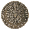 German States 1876D Bavaria 2 Marks Fine (F12) $
