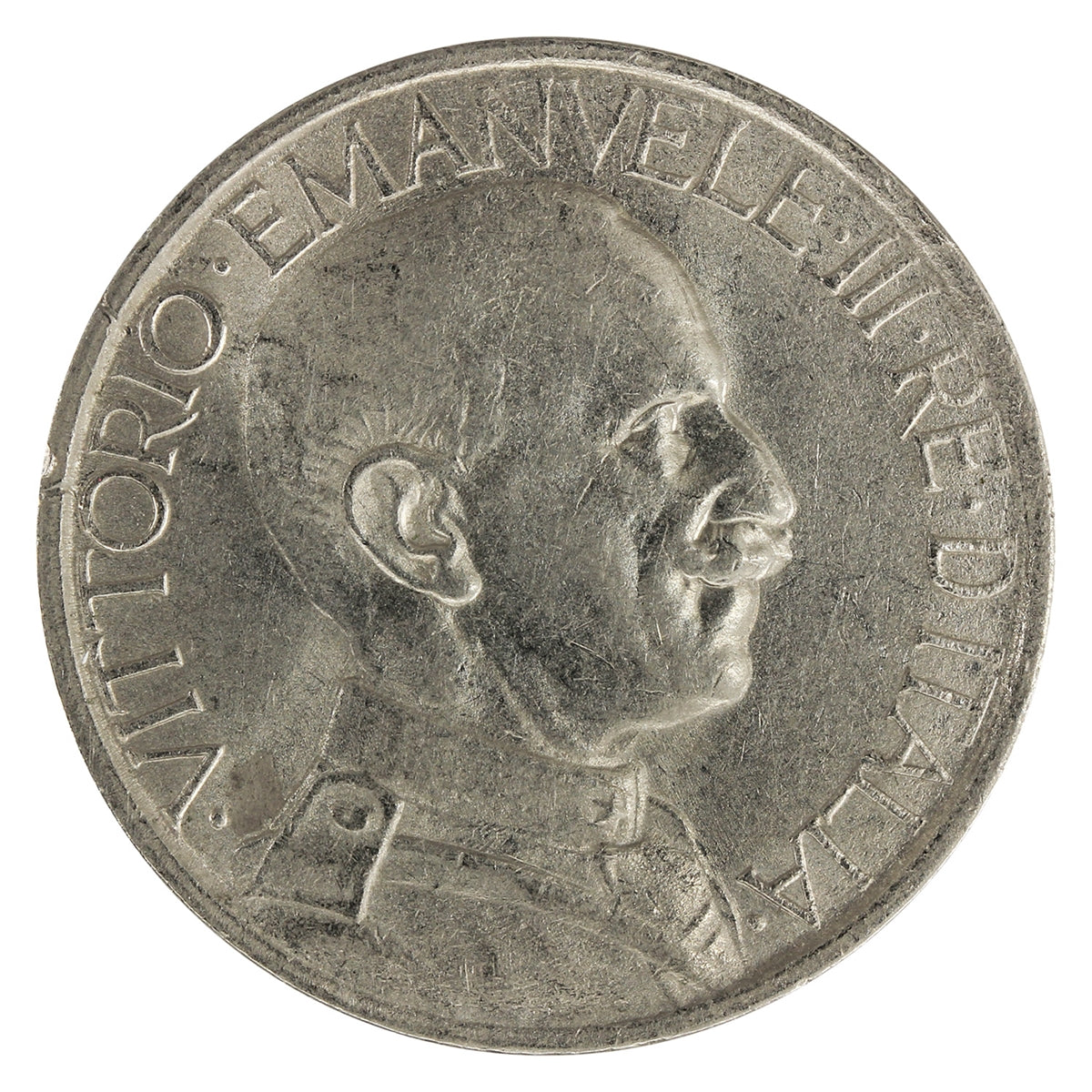 Italy 1923R 2 Lire AU-UNC (AU55) $