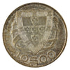 Portugal 1948 10 Escudos Extra Fine (EF40) $