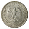German Third Reich 1935A Hindenburg 5 Marks Choice Brilliant Uncirculated (MS64) $