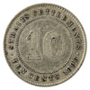 Straits Settlements 1896 10 Cents Extra Fine (EF40) $