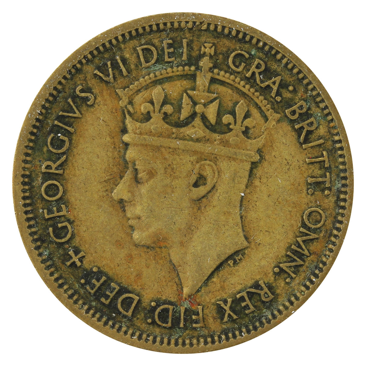 British West Africa 1949 Shilling Extra Fine (EF40)